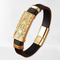 3-DESIGN LEATHER BRACELET