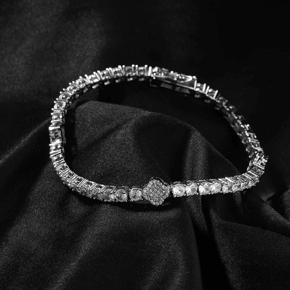 FOUR LEAF TENNIS BRACELET