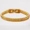 GOLD DOUBLE ROPE CHAIN BRACELET