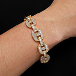 ROCK DIAMOND BRACELET - 17MM - Vignette | WRIST ATTIRE