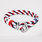 SILVER ANCHOR ROPE BRACELET