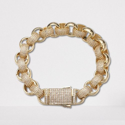 BEAD DIAMOND BRACELET - 12MM
