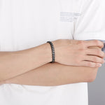 BLACK CUBAN LINK BRACELET - 8MM - Vignette | WRIST ATTIRE