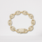 COFFEE BEAN DIAMOND BRACELET - 12MM