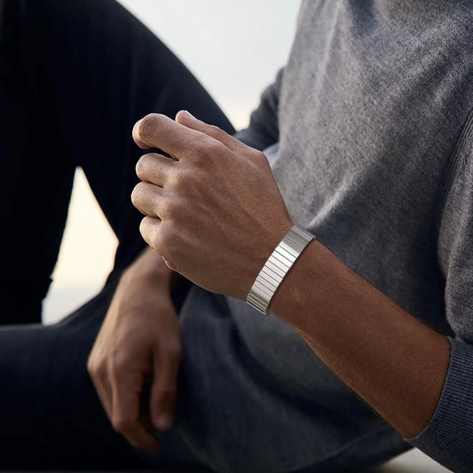 ELASTIC STAINLESS STEEL BRACELET - 16MM