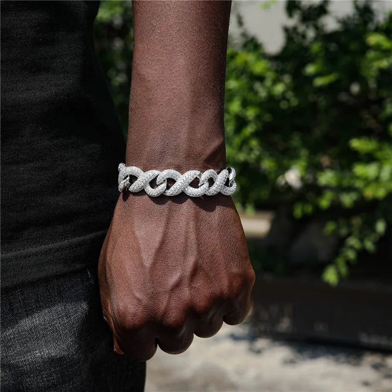 INFINITY DIAMOND BRACELET - 16MM