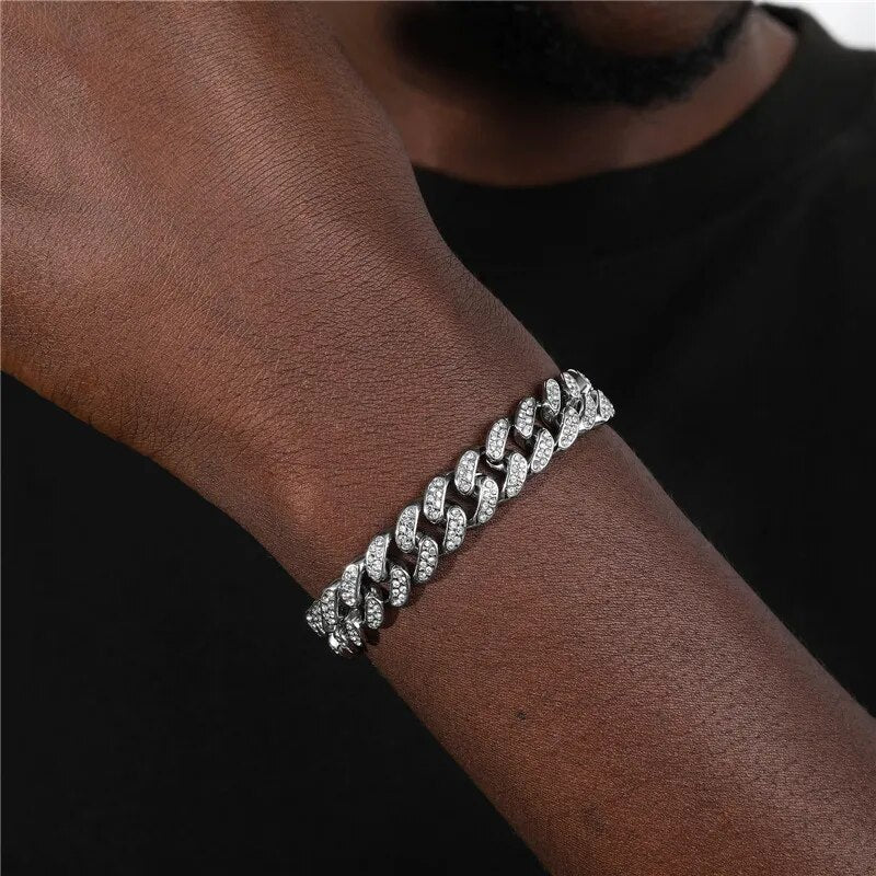 MIAMI CUBAN LINK DIAMOND BRACELET - 11MM/15MM