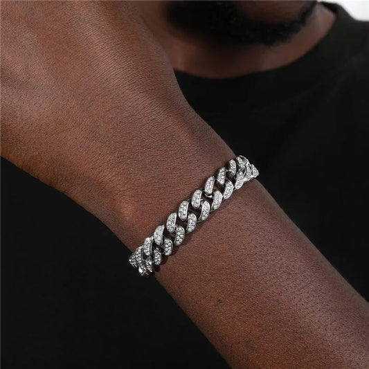 MIAMI CUBAN LINK DIAMOND BRACELET - 11MM/15MM