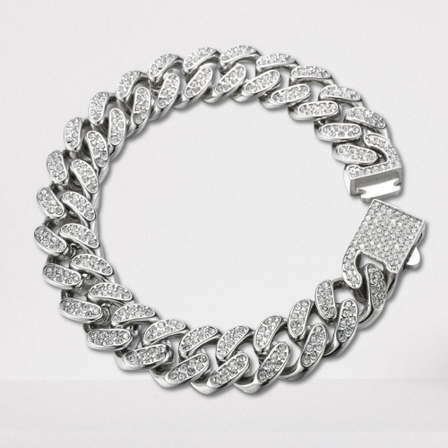 MIAMI CUBAN LINK DIAMOND BRACELET - 11MM/15MM
