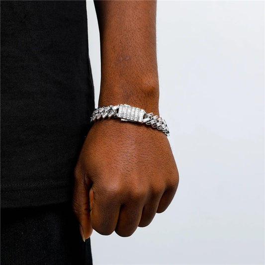 ROW DIAMOND BRACELET - 13MM