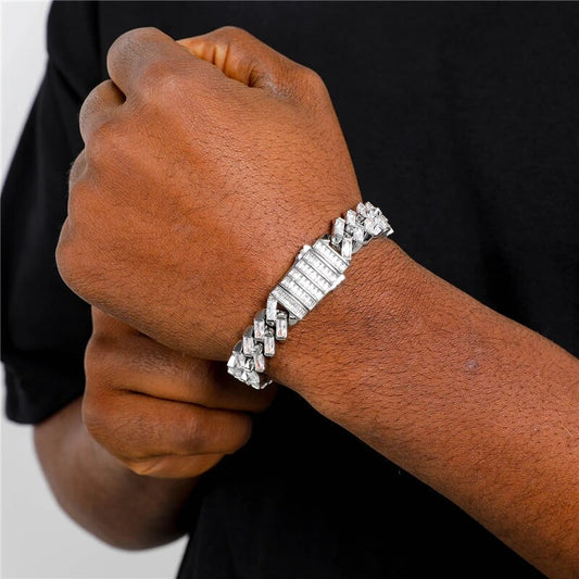 ROW DIAMOND BRACELET - 13MM