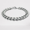 SILVER CUBAN LINK BRACELET - 11MM