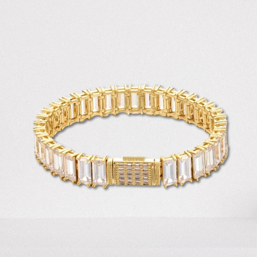 TENNIS COPPER DIAMOND BRACELET - 12MM